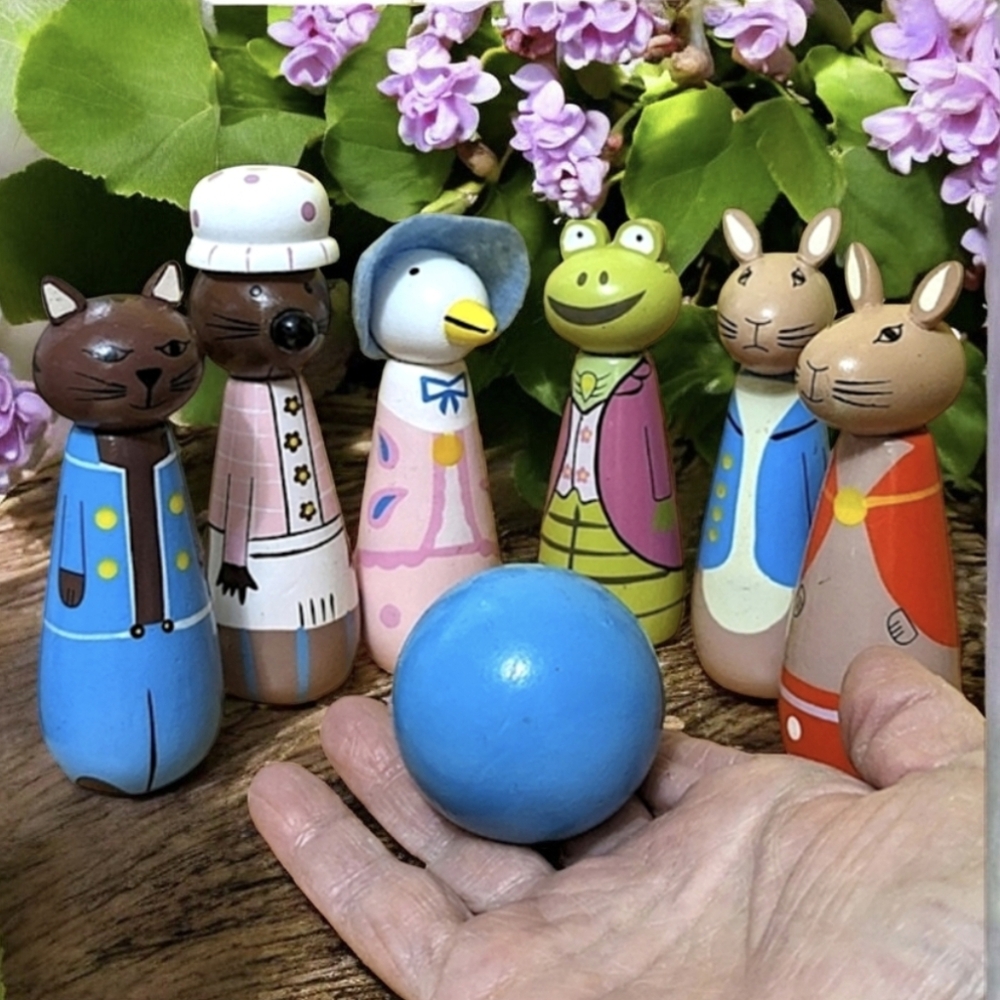 Beatrix Potter Peter Rabbit playset handcrafted wood Heirloom Quality Classic